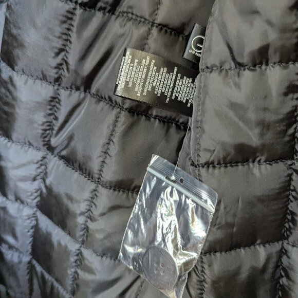 Kenneth Cole Men's Double Breasted Winter Rain Peacoat Removable Bib Black L - Picture 4 of 13